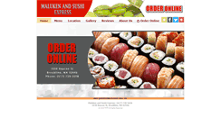 Desktop Screenshot of malukenandsushiexpress.com